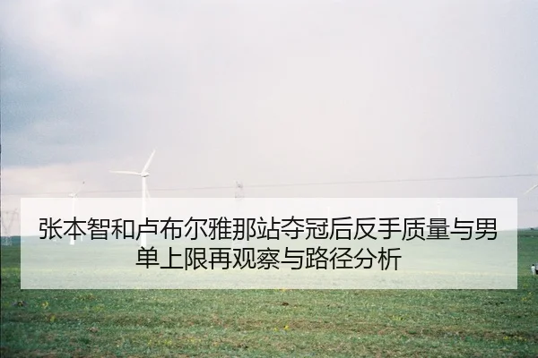 张本智和卢布尔雅那站夺冠后反手质量与男单上限再观察与路径分析